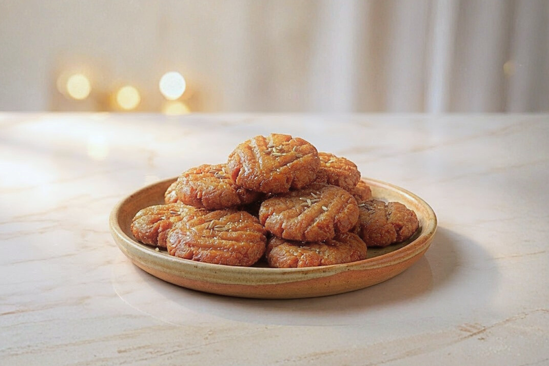 Sugar Thekua - Khajoor